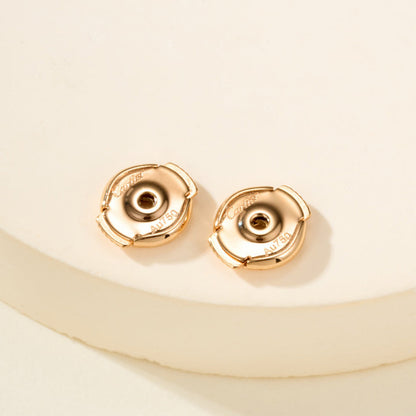 [Amore]JUSTE HALF DIAMOND DOUBLE EARRINGS