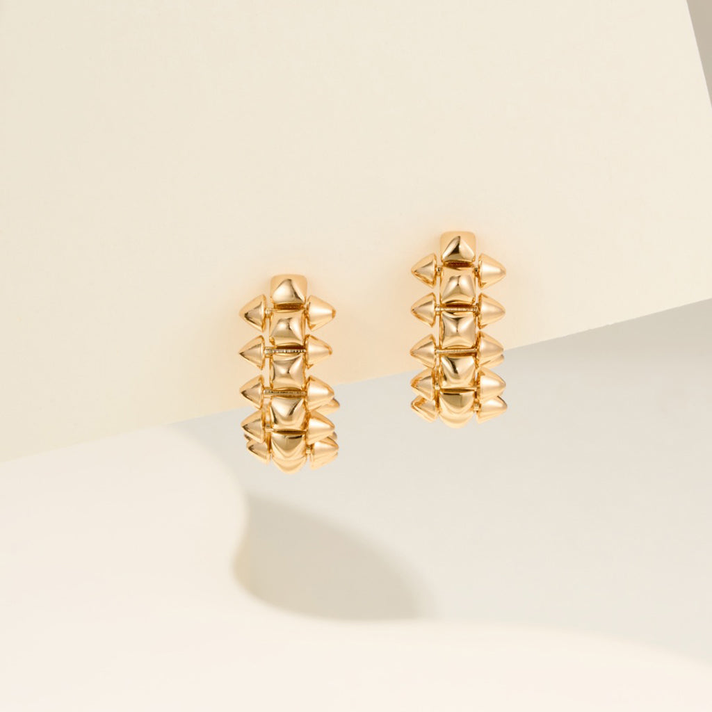 [Amore]CLASH MINI HOOP EARRINGS