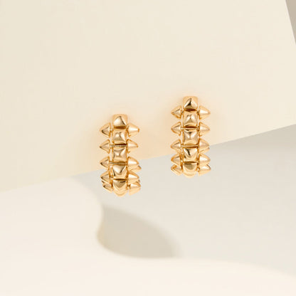 [Amore]CLASH MINI HOOP EARRINGS