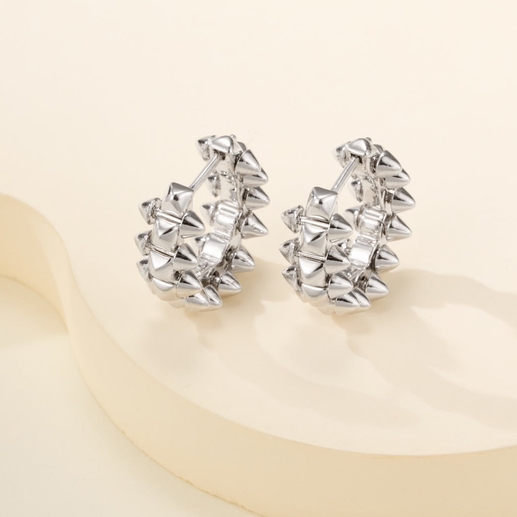 [Amore]CLASH MINI HOOP EARRINGS