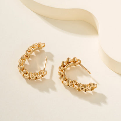 [Amore]CLASH MINI HOOP EARRINGS