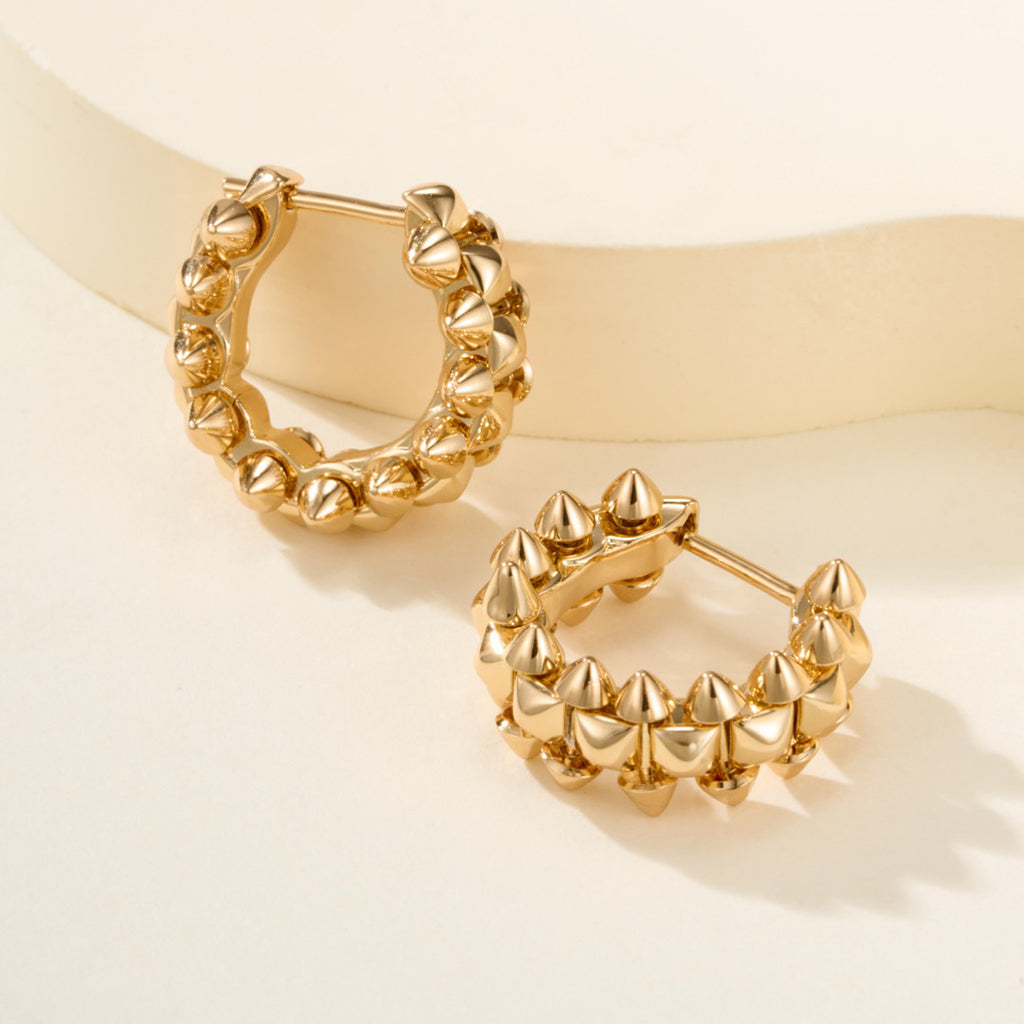 [Amore]CLASH MINI HOOP EARRINGS