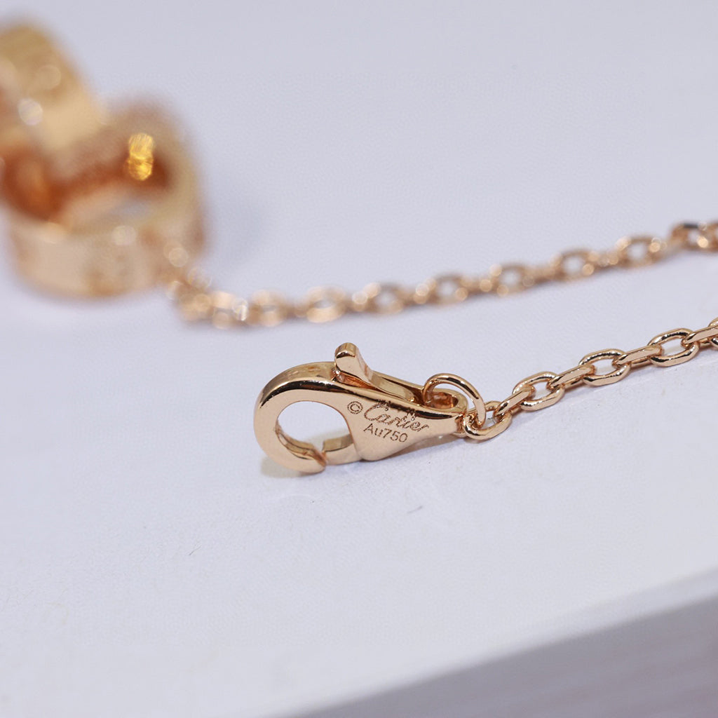 [Amore]LOVE DOUBLE RING NECKLACE