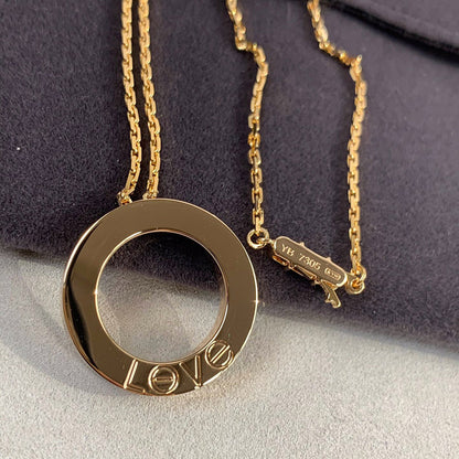 [Amore]LOVE NECKLACE 16MM 3 DIAMONDS