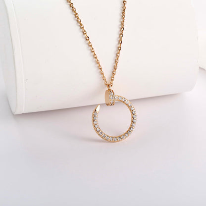 [Amore]JUSTE NECKLACE FULL DIAMOND