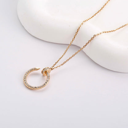 [Amore]JUSTE NECKLACE FULL DIAMOND