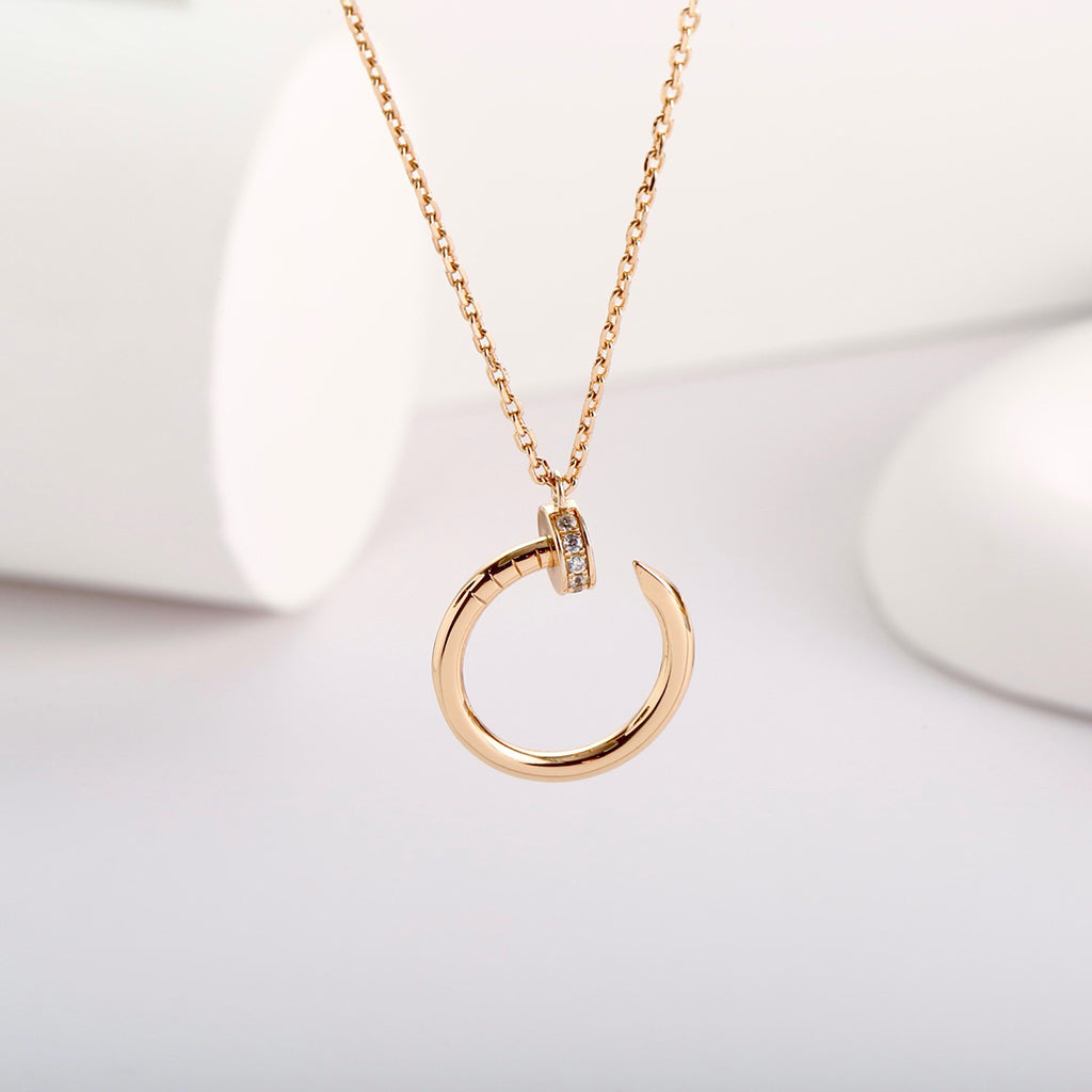 [Amore]JUSTE NECKLACE FULL DIAMOND