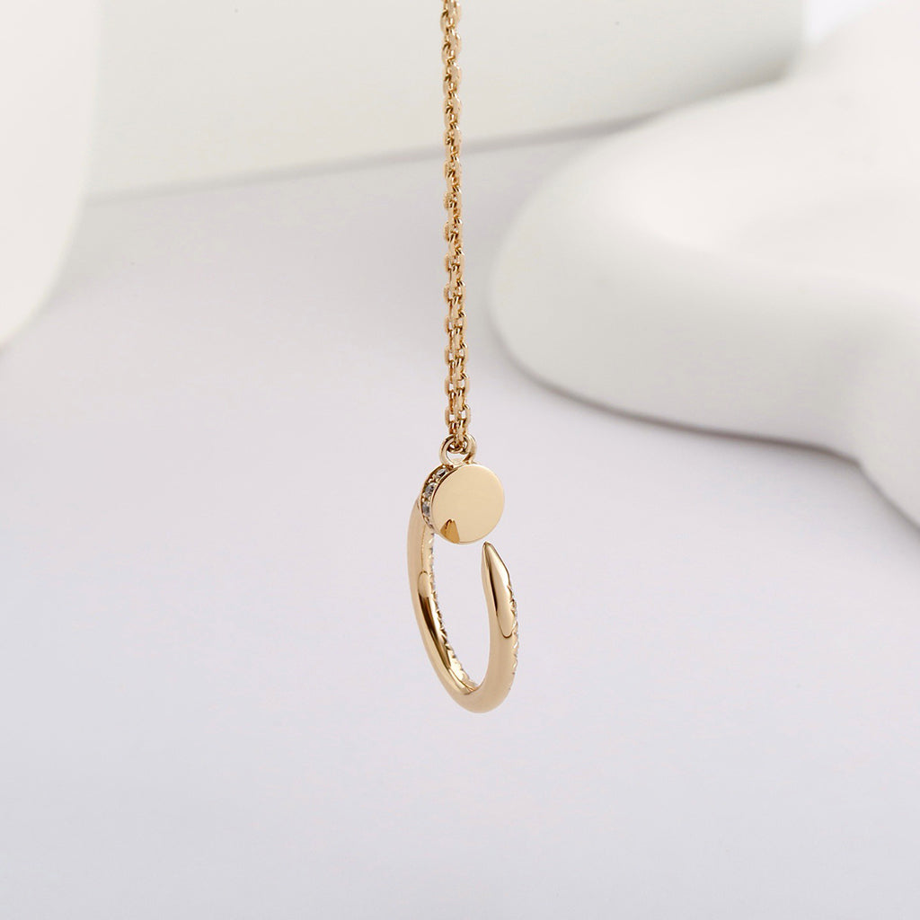 [Amore]JUSTE NECKLACE FULL DIAMOND