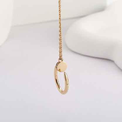 [Amore]JUSTE NECKLACE FULL DIAMOND