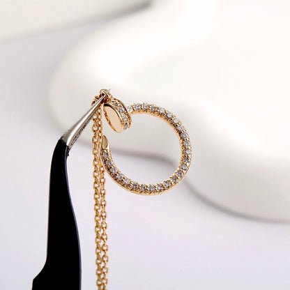 [Amore]JUSTE NECKLACE FULL DIAMOND