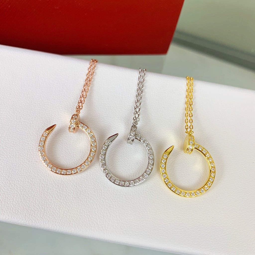 [Amore]JUSTE NECKLACE FULL DIAMOND