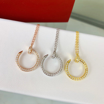 [Amore]JUSTE NECKLACE FULL DIAMOND