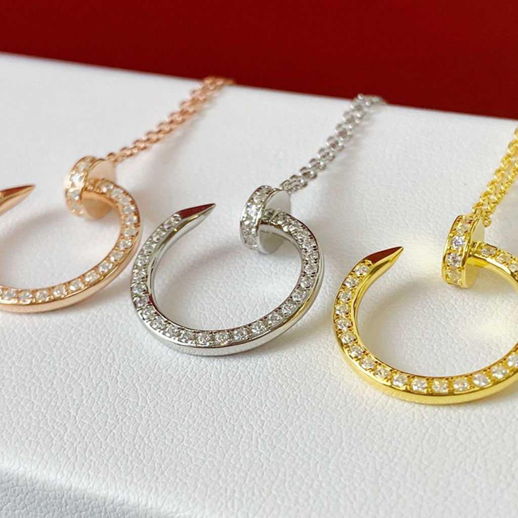 [Amore]JUSTE NECKLACE FULL DIAMOND