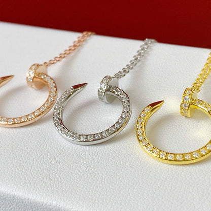 [Amore]JUSTE NECKLACE FULL DIAMOND