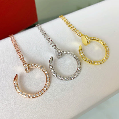 [Amore]JUSTE NECKLACE FULL DIAMOND