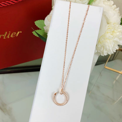[Amore]JUSTE NECKLACE FULL DIAMOND