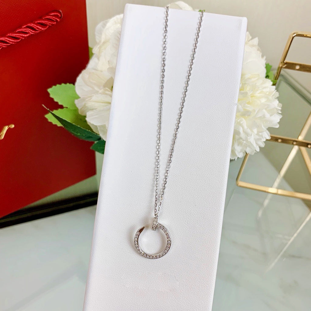 [Amore]JUSTE NECKLACE FULL DIAMOND