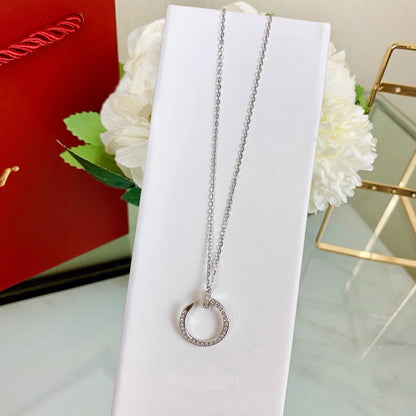 [Amore]JUSTE NECKLACE FULL DIAMOND