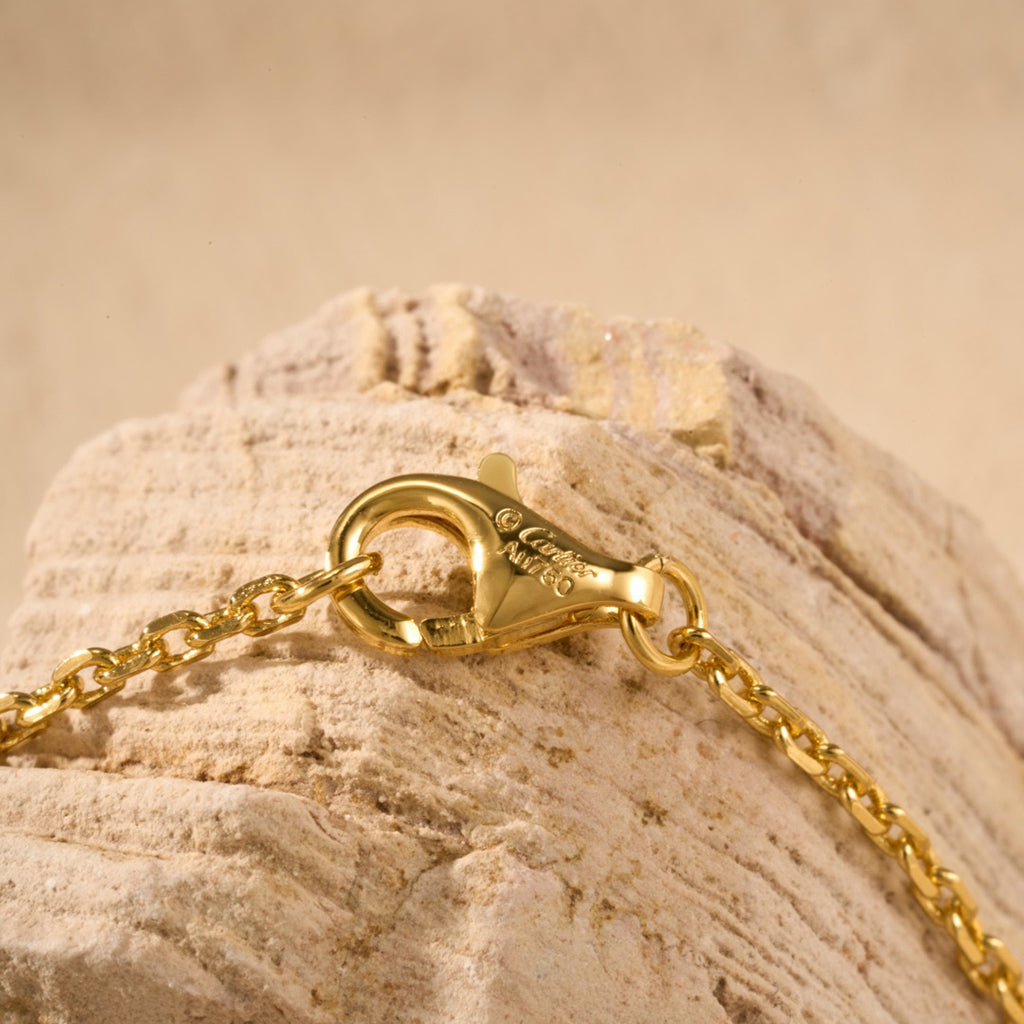 [Amore]JUSTE NECKLACE HALF DIAMOND