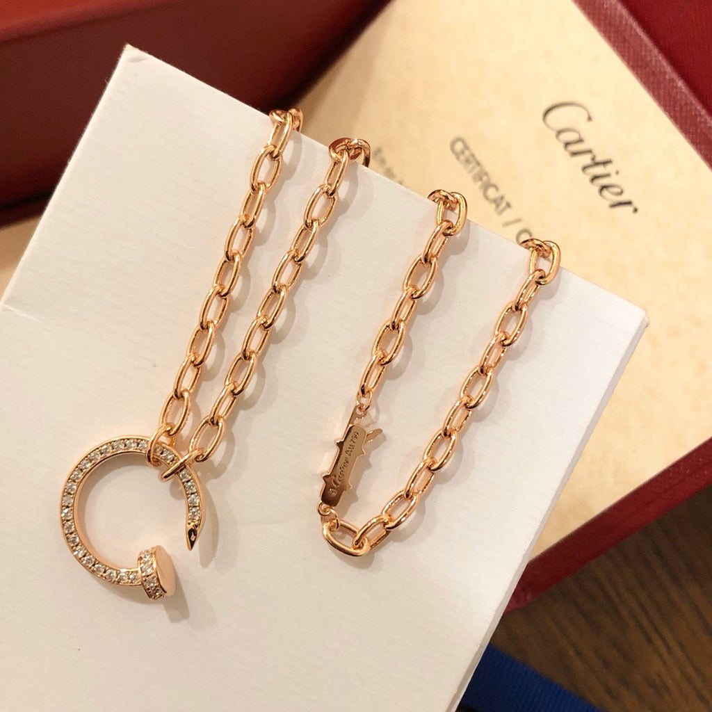 [Amore]JUSTE NECKLACE FULL DIAMONDS