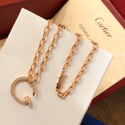 [Amore]JUSTE NECKLACE FULL DIAMONDS
