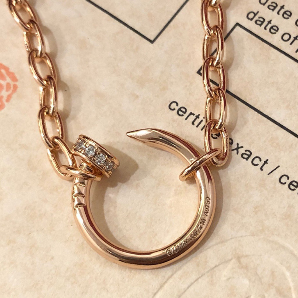 [Amore]JUSTE NECKLACE FULL DIAMONDS