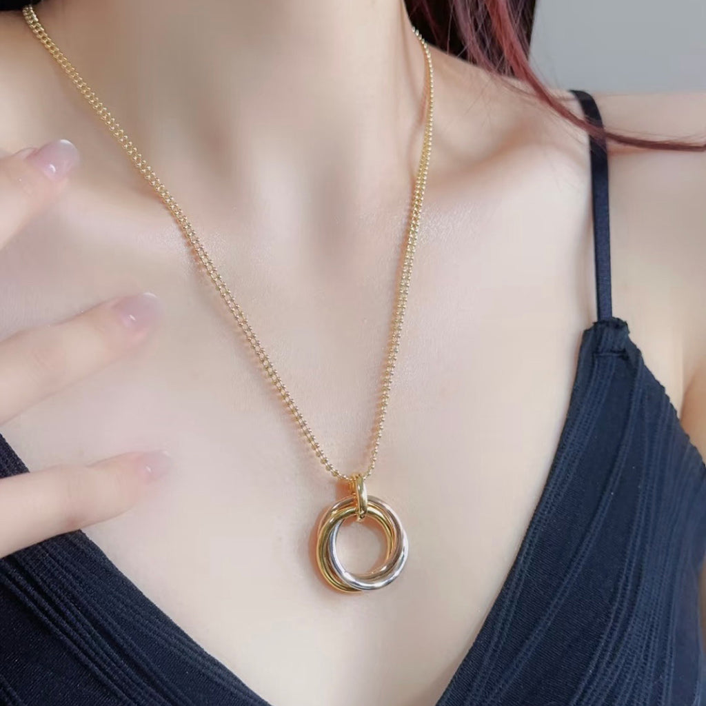 [Amore]TRINITY LARGE NECKLACE
