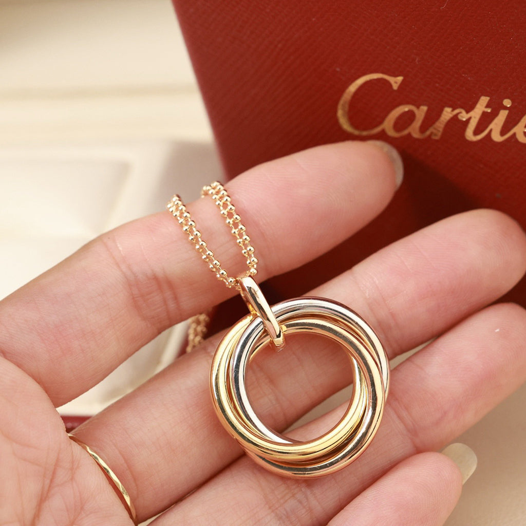 [Amore]TRINITY LARGE NECKLACE