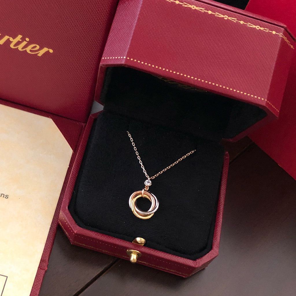 [Amore]TRINITY  NECKLACE 1 DIAMOND