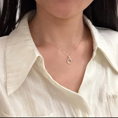 [Amore]TRINITY  NECKLACE 1 DIAMOND