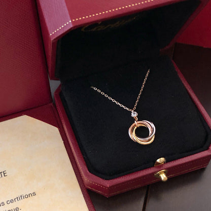 [Amore]TRINITY  NECKLACE 1 DIAMOND