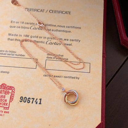 [Amore]TRINITY  NECKLACE 1 DIAMOND