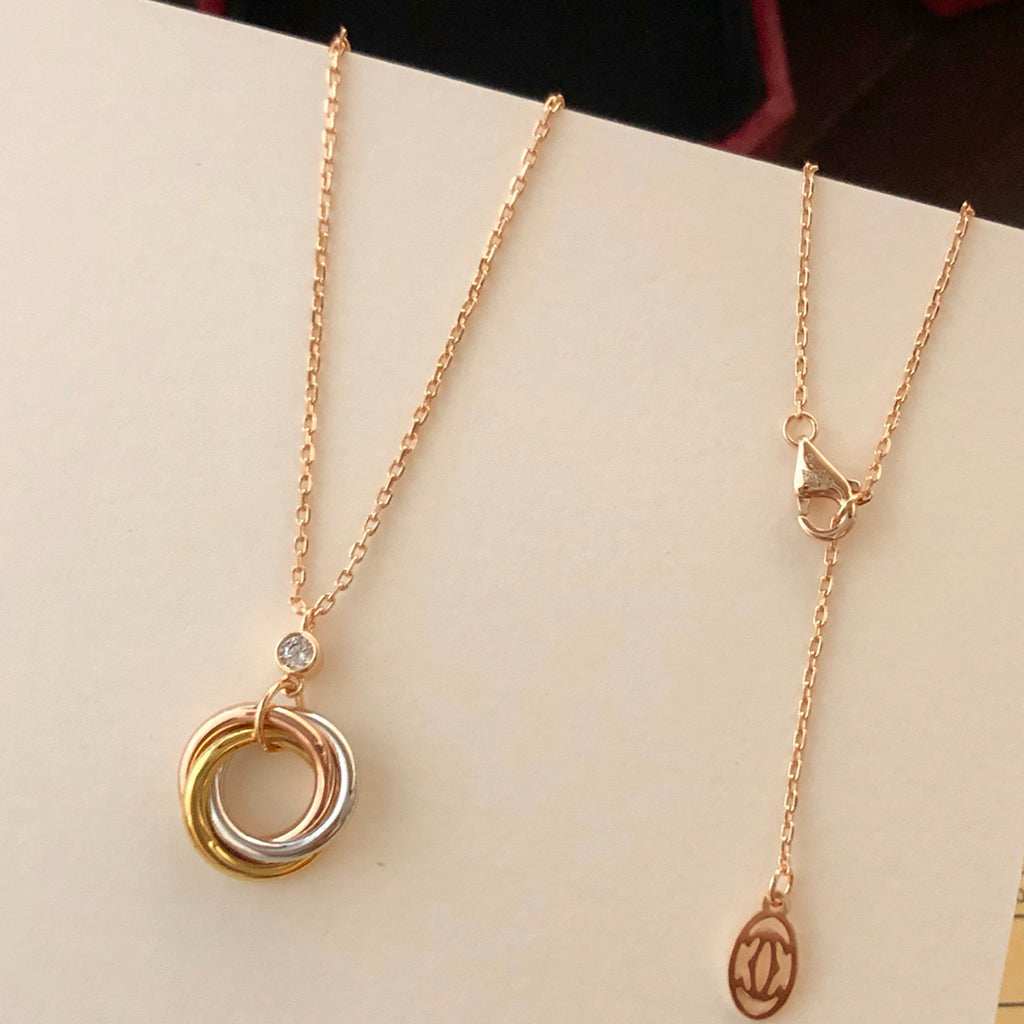 [Amore]TRINITY  NECKLACE 1 DIAMOND