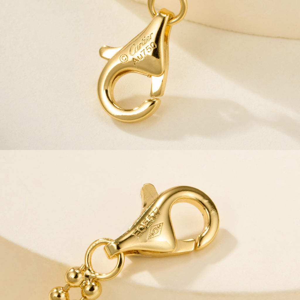 [Amore]TRINITY LARGE FULL DIAMOND  NECKLACE