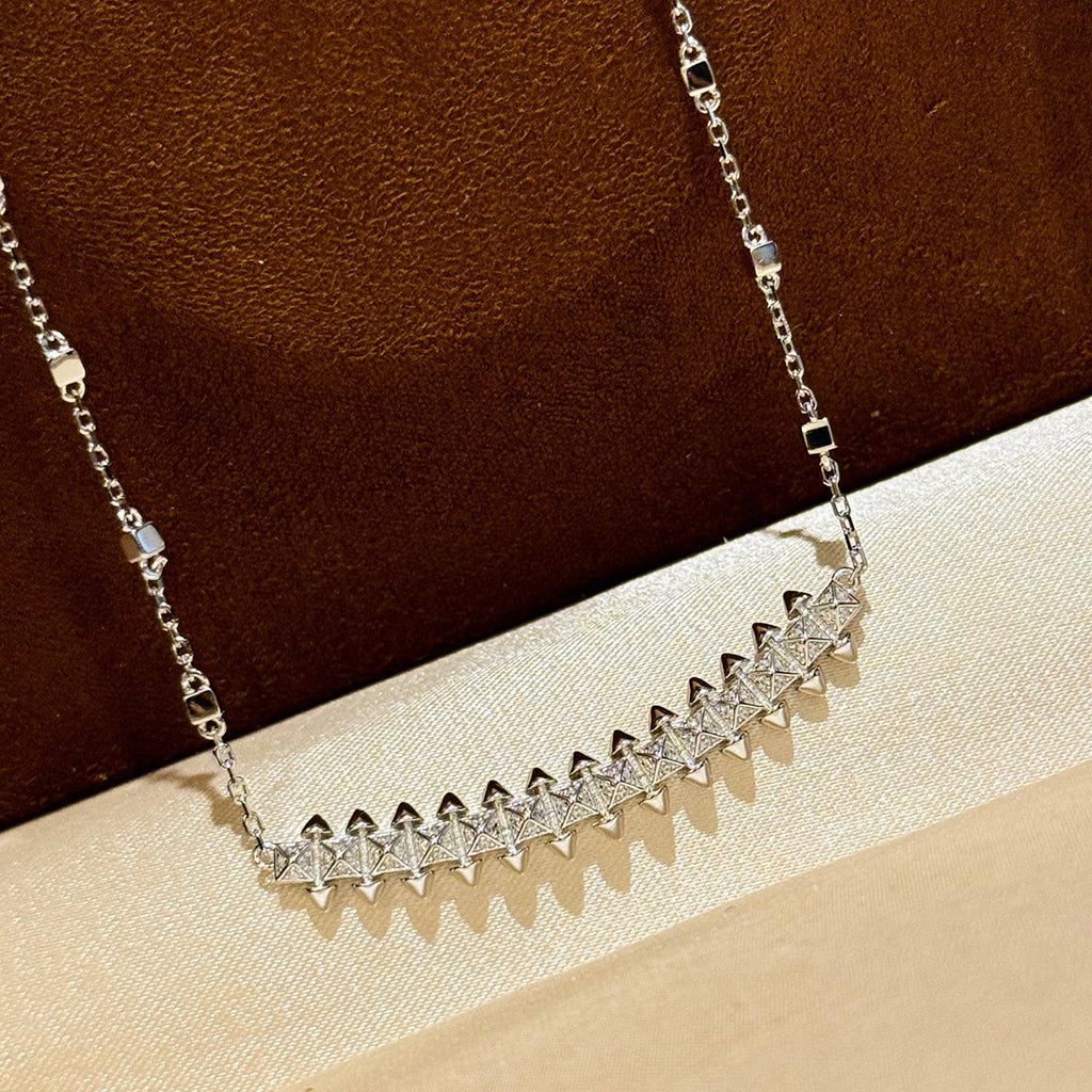 [Amore]CLASH  SMALL FULL DIAMOND NECKLACE