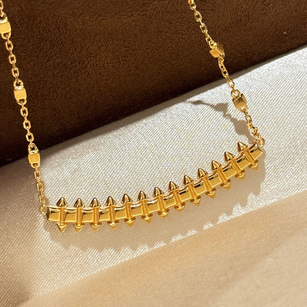 [Amore]CLASH  SMALL FULL DIAMOND NECKLACE