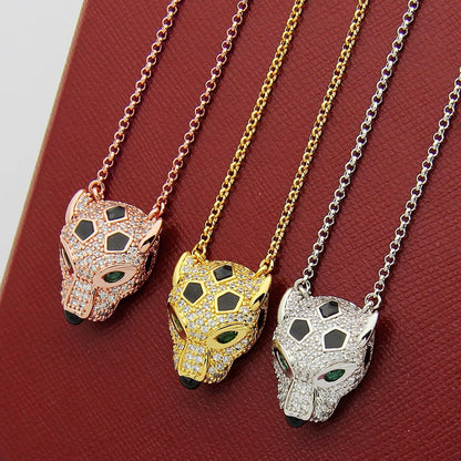 [Amore]PANTHERE FULL DIAMOND NECKLACE