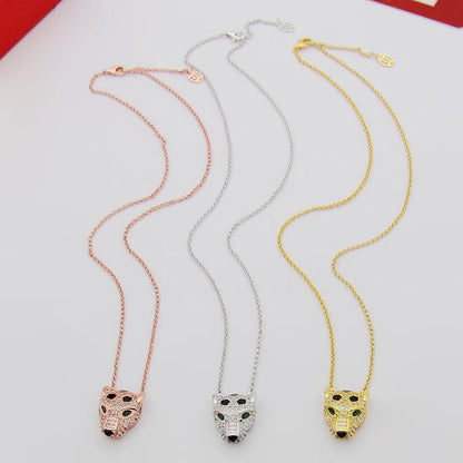 [Amore]PANTHERE FULL DIAMOND NECKLACE