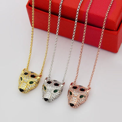 [Amore]PANTHERE FULL DIAMOND NECKLACE