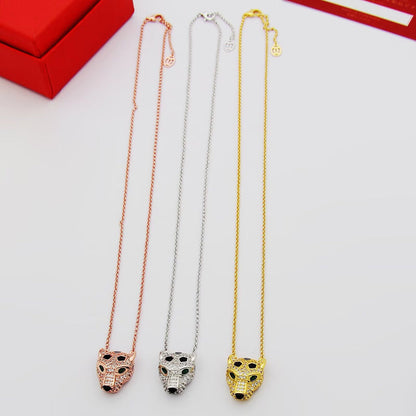 [Amore]PANTHERE FULL DIAMOND NECKLACE