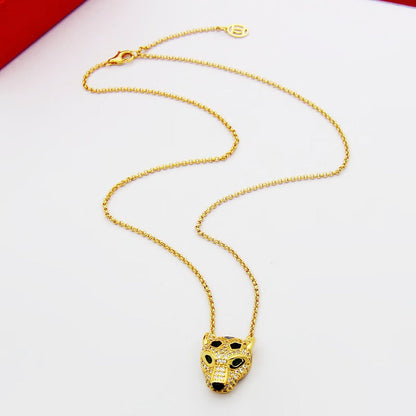 [Amore]PANTHERE FULL DIAMOND NECKLACE