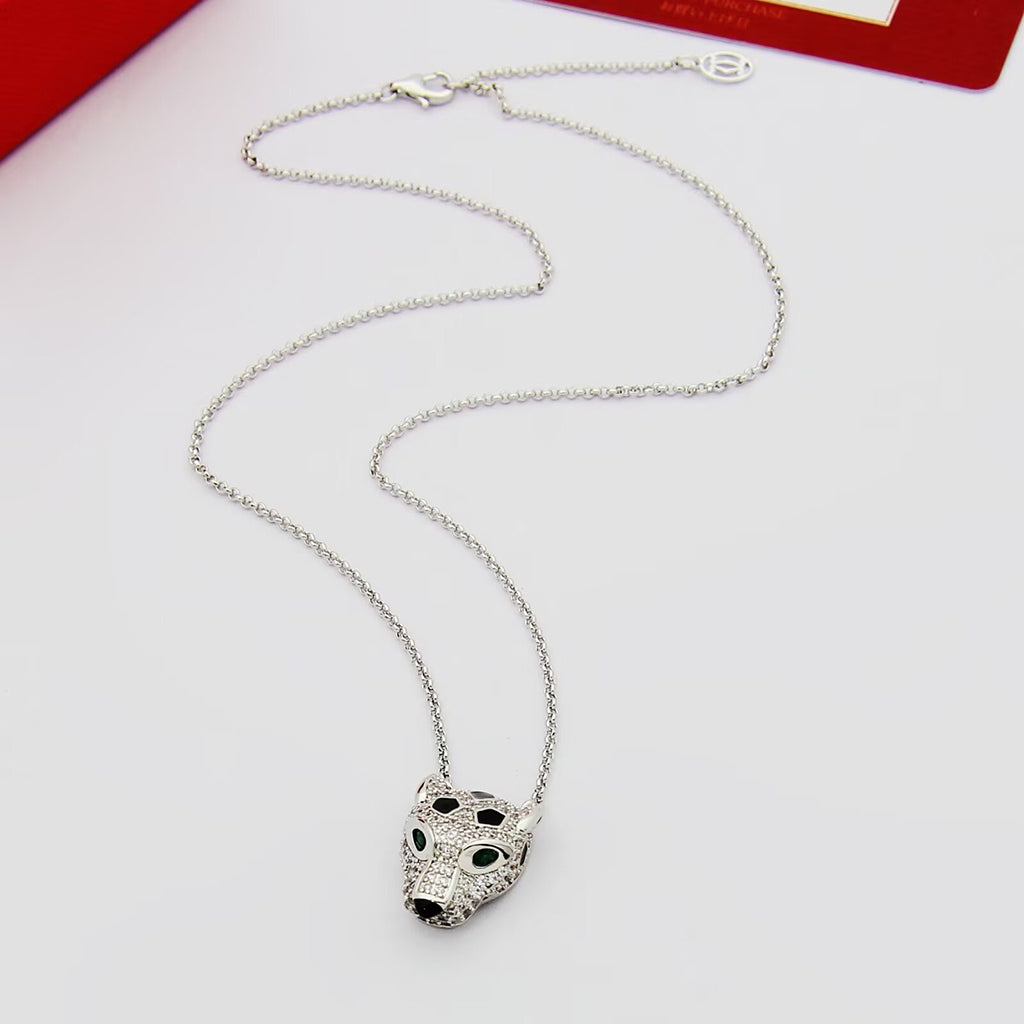 [Amore]PANTHERE FULL DIAMOND NECKLACE