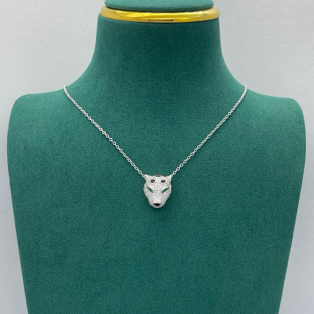 [Amore]PANTHERE FULL DIAMOND NECKLACE