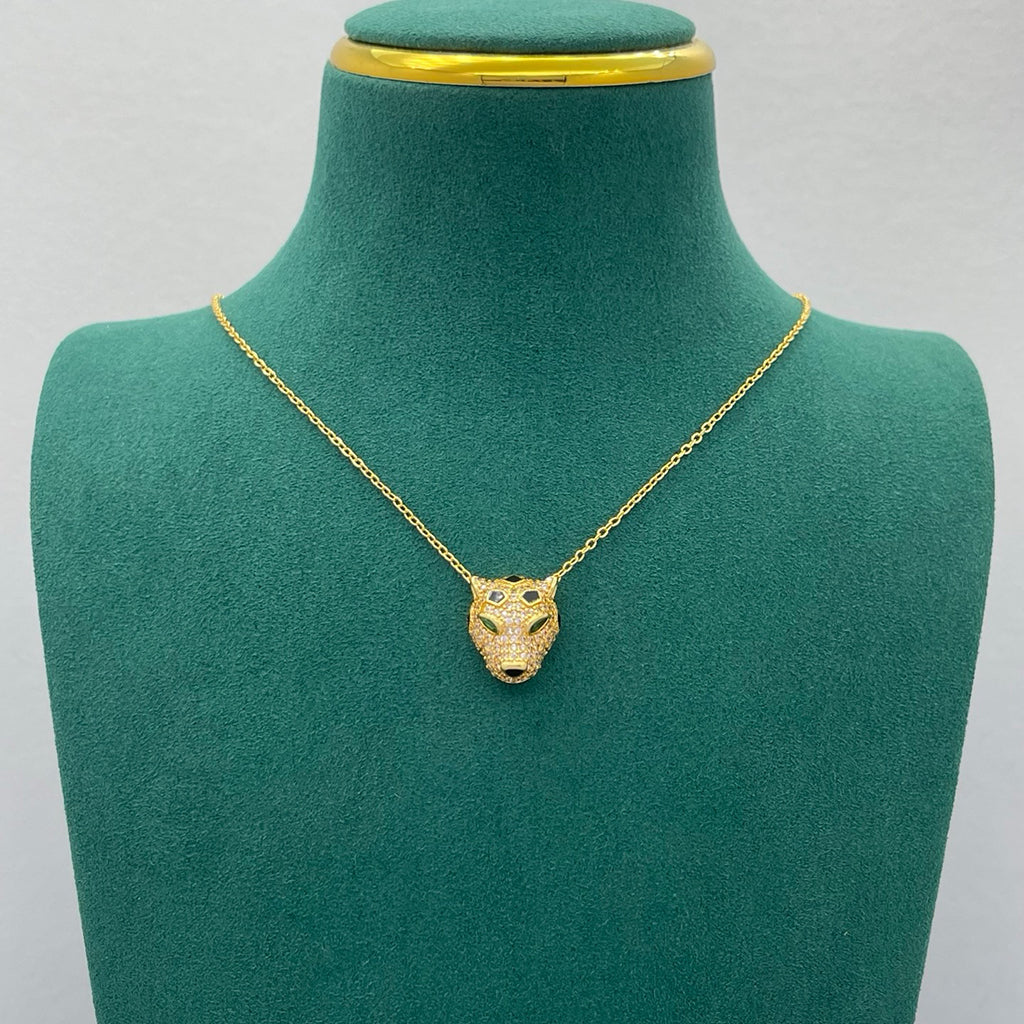 [Amore]PANTHERE FULL DIAMOND NECKLACE