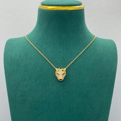 [Amore]PANTHERE FULL DIAMOND NECKLACE