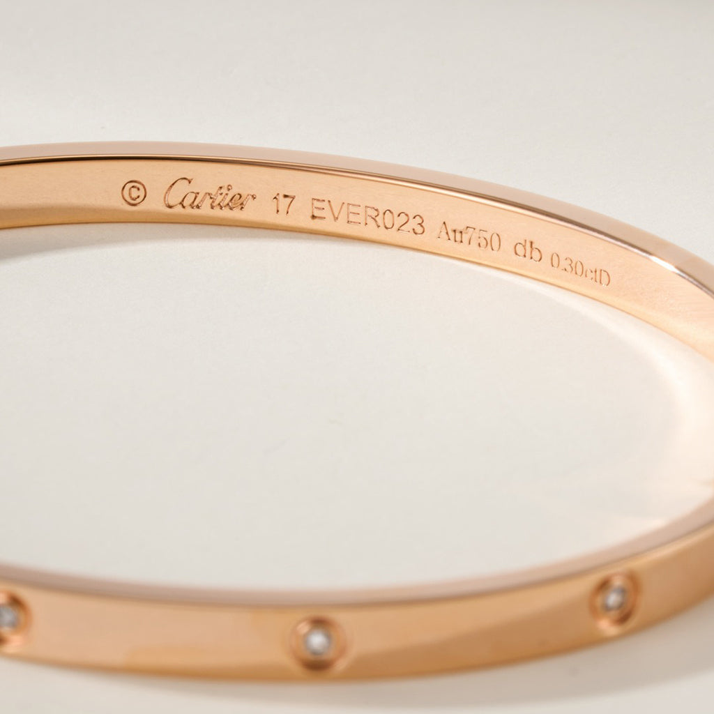 [Amore]LOVE BRACELET 3.65MM 10 DIAMONDS