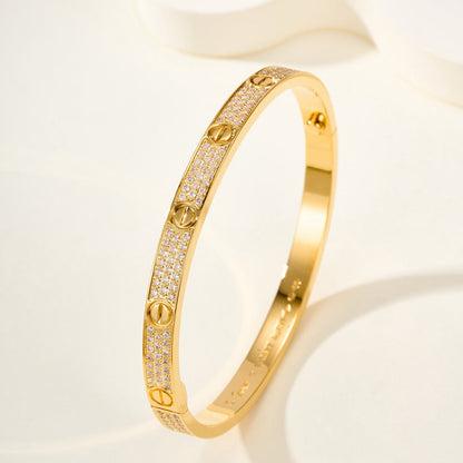 [Amore]LOVE BRACELET 4.8MM DIAMOND-PAVED