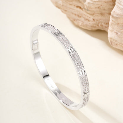 [Amore]LOVE BRACELET 4.8MM DIAMOND-PAVED