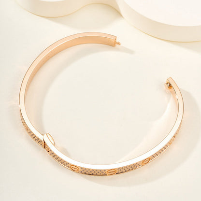 [Amore]LOVE BRACELET 4.8MM DIAMOND-PAVED