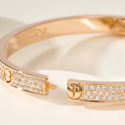 [Amore]LOVE BRACELET 4.8MM DIAMOND-PAVED
